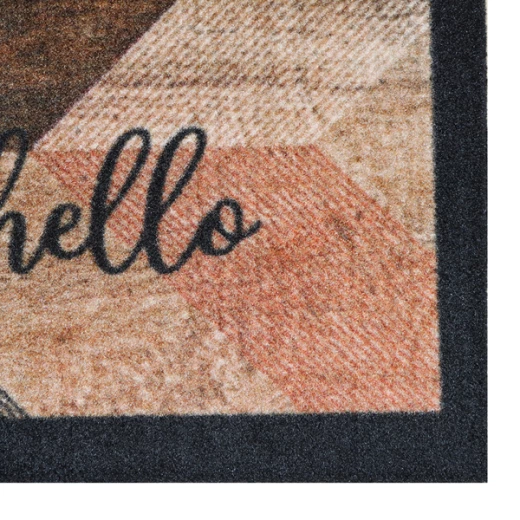 Nova Home Hola Outdoor Mat W & Rubber Backing - 45x75 cm - Multicolor - Nova Home - Image 2