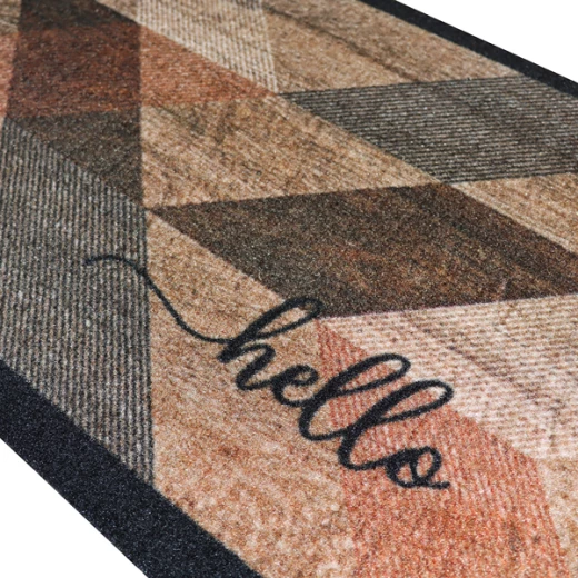 Nova Home Hola Outdoor Mat W & Rubber Backing - 45x75 cm - Multicolor - Nova Home - Image 3
