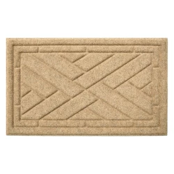 Nova Home Tangle Outdoor Mat W & Rubber Backing - 45x75 cm - Brown