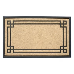 نوفا هوم Screen دعاسة مدخل بخلفية مطاط - 45x75 سم - بني