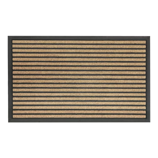نوفا هوم Lini دعاسة مدخل بخلفية مطاط - 60x90 سم - بني نوفا هوم Lini دعاسة مدخل بخلفية مطاط - 60x90 سم - بني