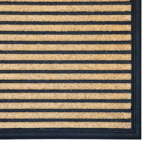 نوفا هوم Lini دعاسة مدخل بخلفية مطاط - 45x75 سم - بني - نوفا هوم - Image 3