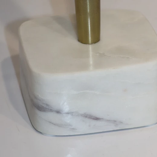 Weva Large  White & Gold Candle Holder Flamelet - Weva - Image 5