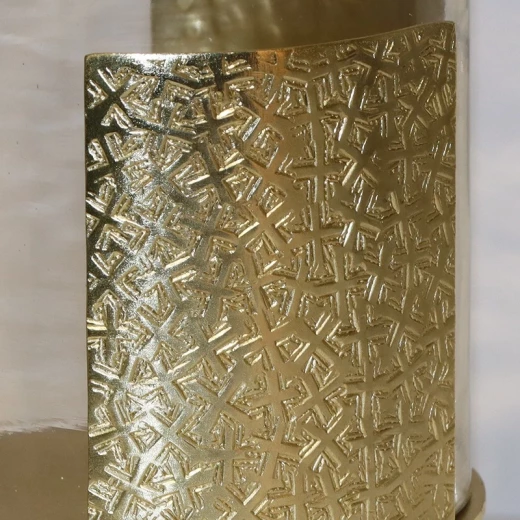 Weva Large  Gold Candle Holder "Glint" - Weva - Image 3
