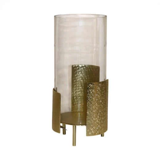 Weva Large Gold Candle Holder "Glint" Weva Large Gold Candle Holder "Glint"