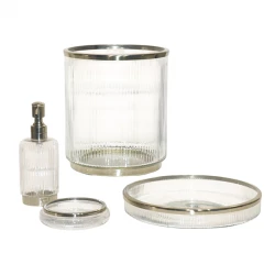 Weva  Gold Bath Room Accessories Set - 4Pcs "Pure "