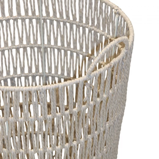 Weva Nestify Cotton Rope Laundry Basket – Grey - Weva - Image 4