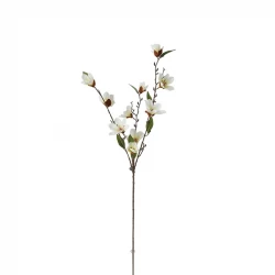 Weva  White Magnolia Artifical Stems&Branches "Magnolia - 4 Single Stem"