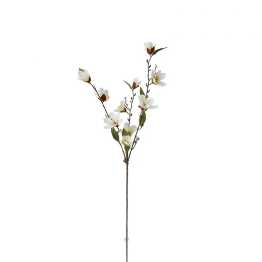 ويفا سيقان وأفرع ماغنوليا صناعية بيضاء "Magnolia" (4 سيقان) ويفا سيقان وأفرع ماغنوليا صناعية بيضاء "Magnolia" (4 سيقان)