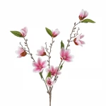 Weva  Pink Magnolia Artifical Stems&Branches "Magnolia - 4 Single Stem" - Weva