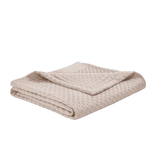 Nova Home Sonic Pre Washed Summer Bed Spread Set - King & Super King - 4 Pcs - Taupe - Nova Home - Image 5