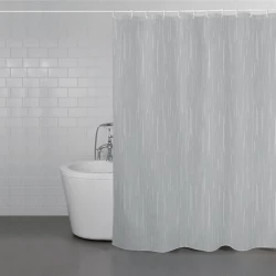 Weva Storm Water Proof Shower Curtain - 180x200 Cm - Grey