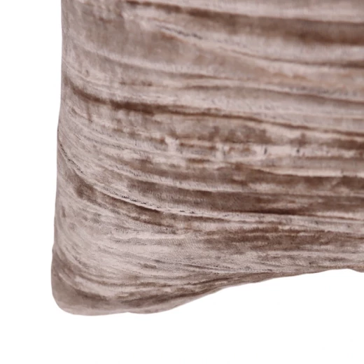 نوفا هوم Drift غطاء وسادة مخملي – بيج داكن – 35×50 سم - نوفا هوم - Image 2