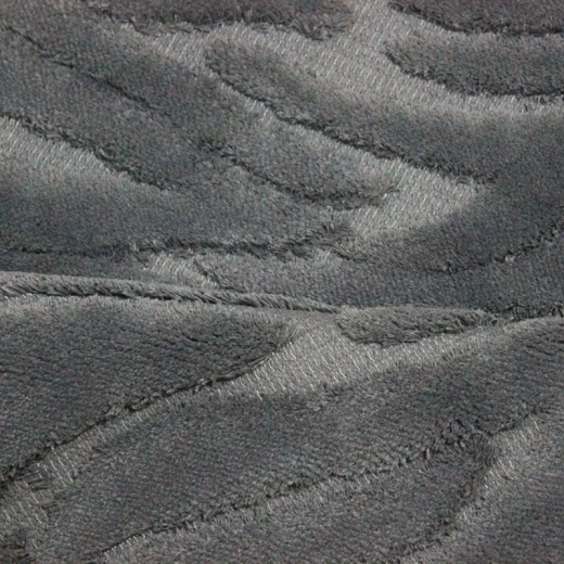 Nova Home Rubela Cotton Bath Rug -70x120 Cm - Dark Grey - Nova Home - Image 2