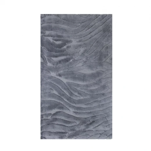 Nova Home Rubela Cotton Bath Rug -70x120 Cm - Dark Grey - Nova Home - Image 3