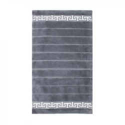 Nova Home Eres Cotton Bath Rug -70x120 Cm - Dark Grey
