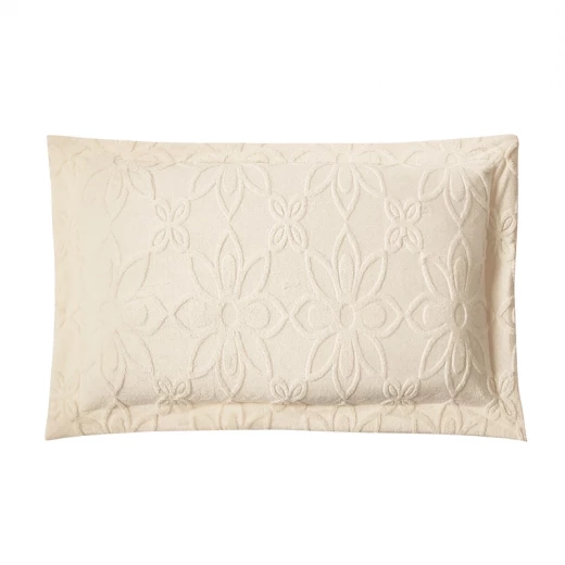 Nova Home Floriva Winter Jacquard Flannel Floral Comforter Set - Single/Twin - Off White - Nova Home - Image 7