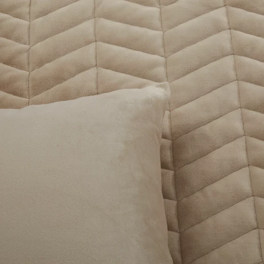 Nova Home Cocora Winter Embroidered UltraSoft CocoFlannel Comforter Set - King/Super King - Beige - Nova Home - Image 4