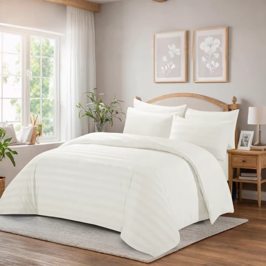 Nova Home Velvora Winter Velvet Duvet Cover Set - Single/Twin - White - Nova Home - Image 10