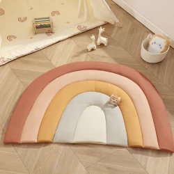 نوفا هوم Rainelle أرضية لعب للأطفال - 75x100 سم - برتقالي فاتح