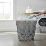 Weva Kora Paper Woven Laundry Basket – Grey - Weva