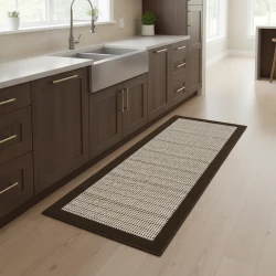 Nova Home "Super Chef Graphite" Kitchen Mat – 60x180 cm – Brown