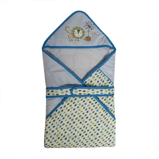 Nova Home Flower Paradise Baby Blanket - 100% Cotton - Blue Nova Home Flower Paradise Baby Blanket - 100% Cotton - Blue