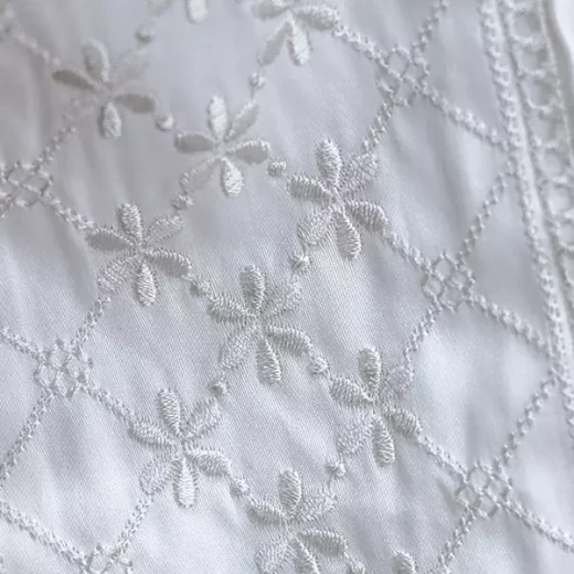 نوفا هوم Cotton Prime طقم وجه لحاف - قطن 100% ، 400 خيط لكل انش مربع - مجوز & مجوز كبير - 7 قطع - أبيض - نوفا هوم - Image 9
