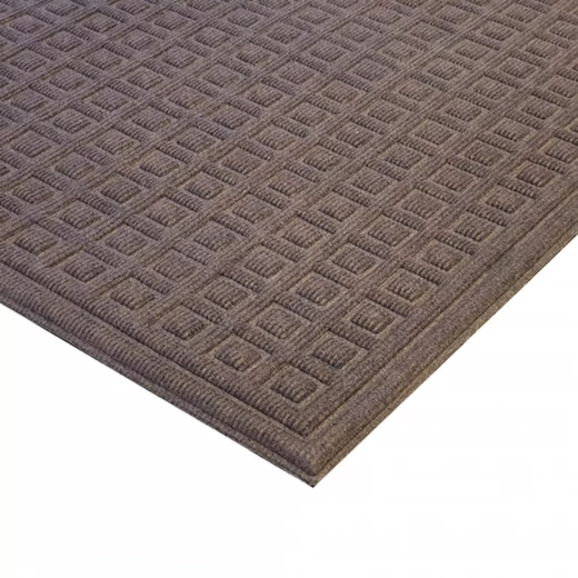 Nova Home Blocks Outdoor mat W & Rubber Backing - 60x90 cm - Brown - Nova Home - Image 3