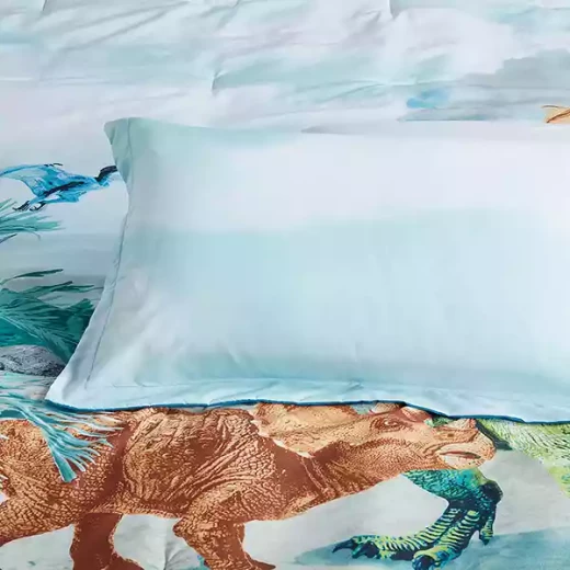 Nova Home Tucker Dinosaur Kid's Comforter Set - 5 Pcs - Single & Twin - Blue - Nova Home - Image 5