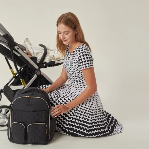 Pelicare Dura Dual Backpack Diaper Bag - Black - Pelicare - Image 15