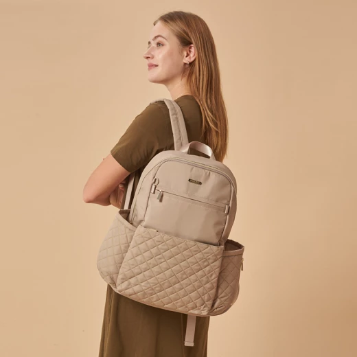 Pelicare Dura Backpack Diaper Bag - Khaki - Pelicare - Image 3