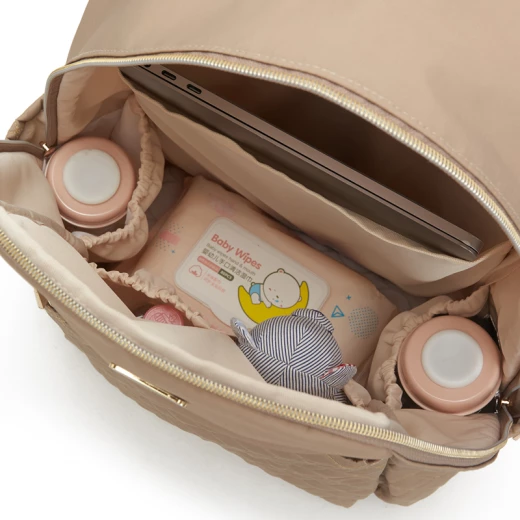 Pelicare Dura Backpack Diaper Bag - Khaki - Pelicare - Image 4