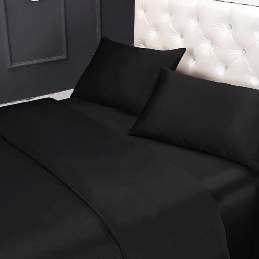Lilysilk Plain Duvet Cover - 260X220 CM - Black - Lilysilk - Image 7