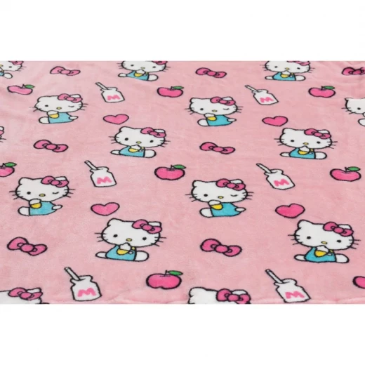 Kanguru Momonga Hello Kitty Kids' Wearable Blanket - 80x90 Cm - Pink - KANGURU - Image 5