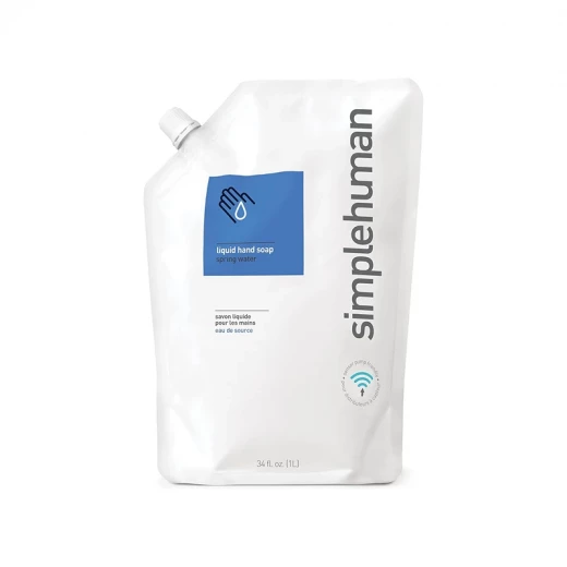 Simplehuman Liquid Soap Refill Pouch-1 L - Spring Water Simplehuman Liquid Soap Refill Pouch-1 L - Spring Water