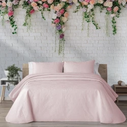 مينترول Bouti Summer Soft طقم لحاف صيفي - مجوز & مجوز كبير - 3 قطع - زهري