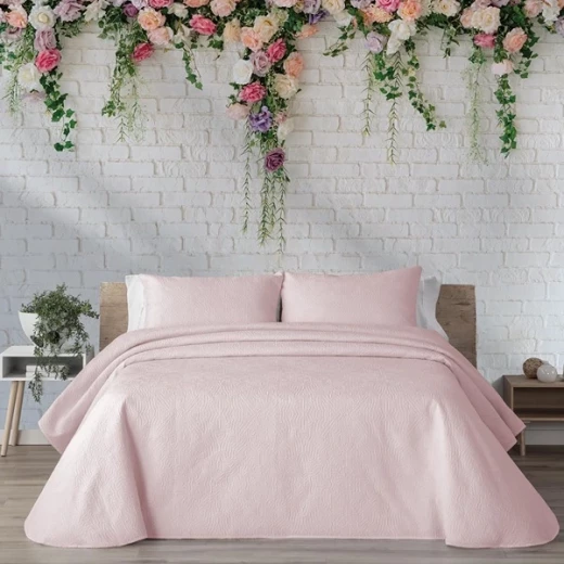 مينترول Bouti Summer Soft طقم لحاف صيفي - مجوز & مجوز كبير - 3 قطع - زهري مينترول Bouti Summer Soft طقم لحاف صيفي - مجوز & مجوز كبير - 3 قطع - زهري