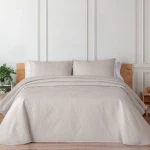 مينترول Bouti Summer Soft طقم لحاف صيفي - مجوز & مجوز كبير - 3 قطع - بيج - مانتيرول
