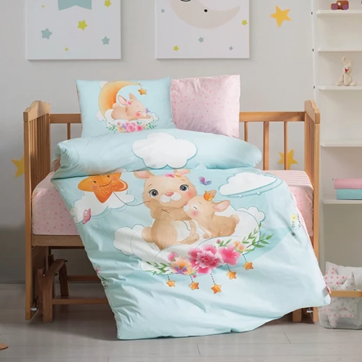 نوفا هوم "Sleeper" طقم وجه لحاف للبيبي - 100% قطن -  4 قطع - متعدد الألوان - نوفا هوم - Image 3