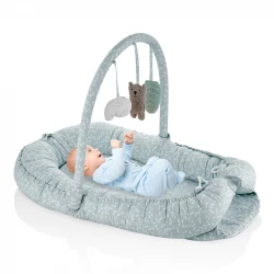 BabyJem Baby Nest With Toys - Green