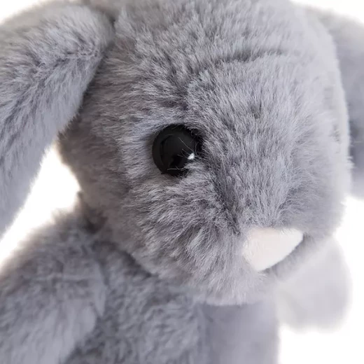 BabyJem Rabbit Sleeping Mate for Newborns – Soft Grey Plush Toy, 30 cm – Baby Comfort Cuddly Toy 0M+ - BabyJem - Image 3