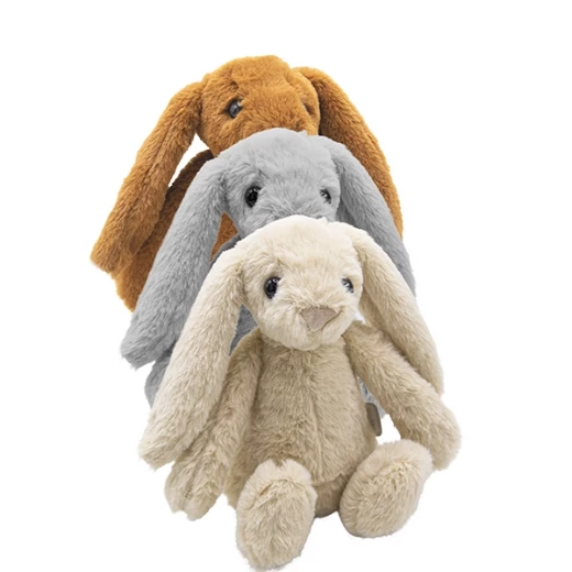 BabyJem Rabbit Sleeping Mate for Newborns – Soft Grey Plush Toy, 30 cm – Baby Comfort Cuddly Toy 0M+ - BabyJem - Image 8