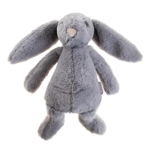 BabyJem Rabbit Sleeping Mate for Newborns – Soft Grey Plush Toy, 30 cm – Baby Comfort Cuddly Toy 0M+ - BabyJem - Image 9