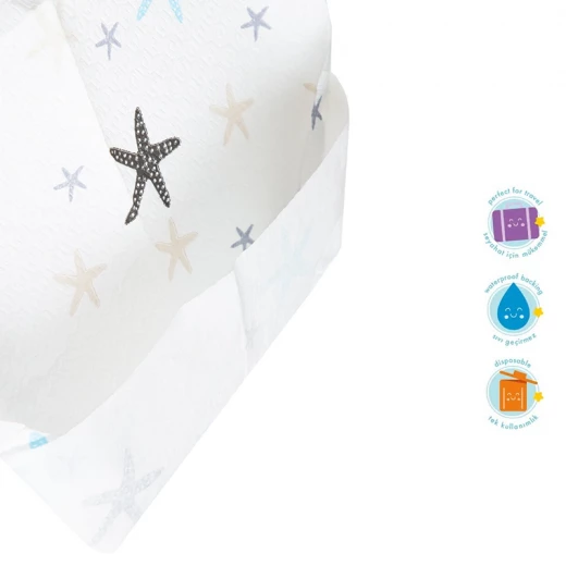 BabyJem Disposable Bib - 6 Months+ - 20 Pcs - White - BabyJem - Image 3