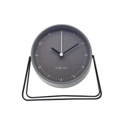 Nextime "Berlin L" Metal Wall Clock - 40 Cm - Grey