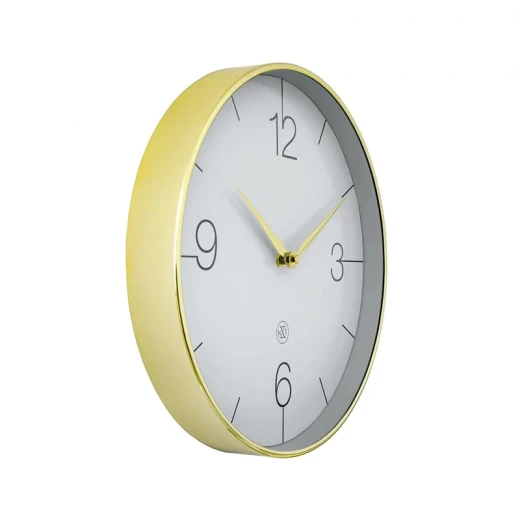 NeXtime Finesse Silent Wall Clock – Large, Gold Frame - Nextime - Image 2