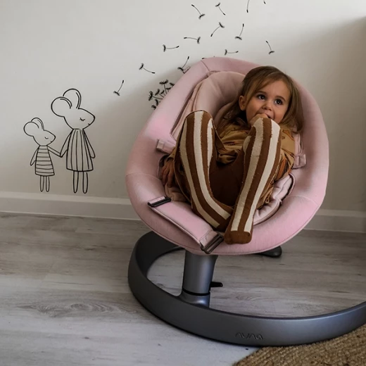 Nuna Leaf Grow Swing - Adjustable - Peach - Nuna - Image 5