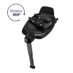 نظام نونا بيس نكست™ ISOFIX | قاعدة مقعد سيارة دوارة 360 درجة بتقنية ترو لوك™ ومؤشرات تركيب مرئية آمنة - أسود - نونا