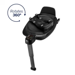 نظام نونا بيس نكست™ ISOFIX | قاعدة مقعد سيارة دوارة 360 درجة بتقنية ترو لوك™ ومؤشرات تركيب مرئية آمنة - أسود